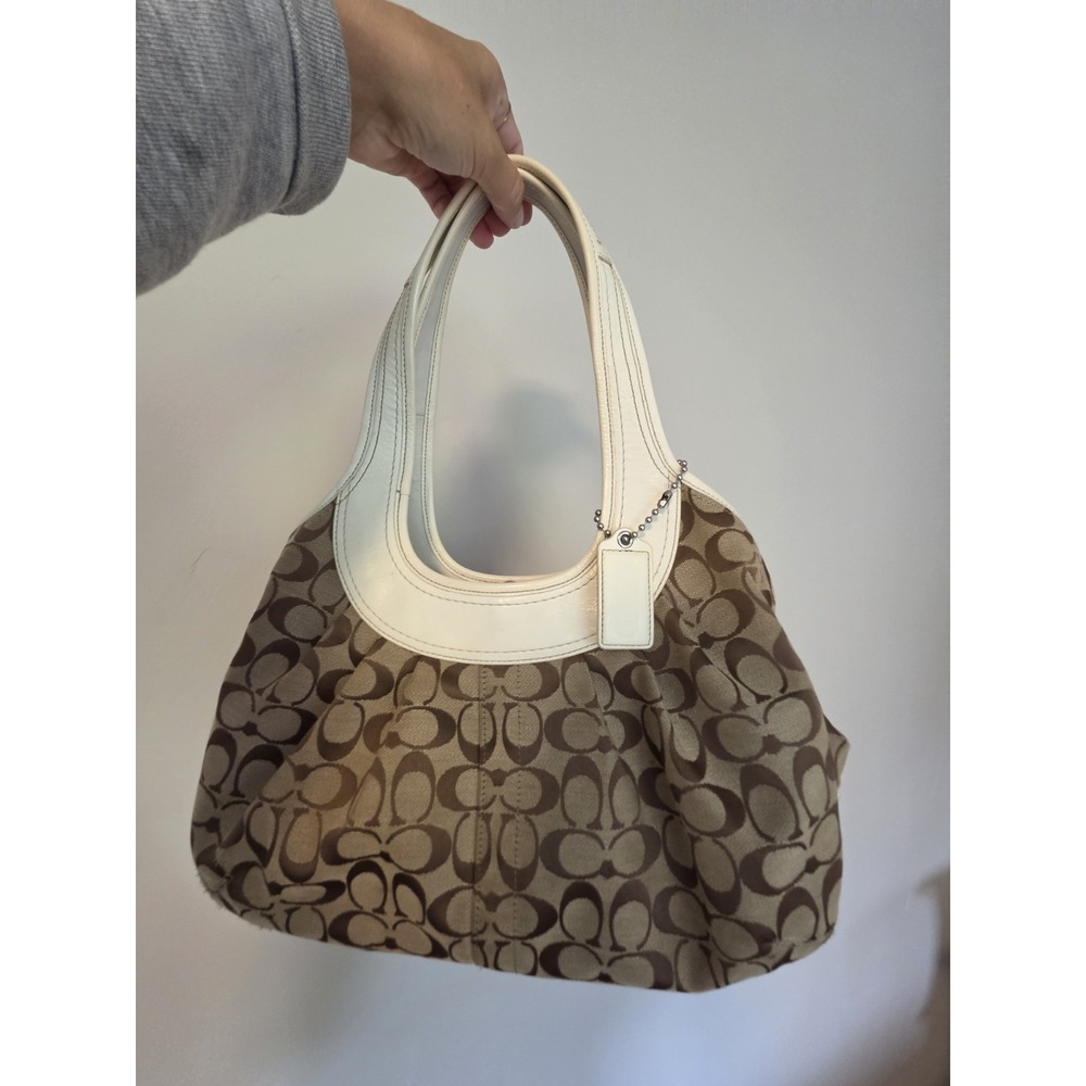 Coach Ergo Kisslock Shoulder Bag 2000s Vintage Leather
